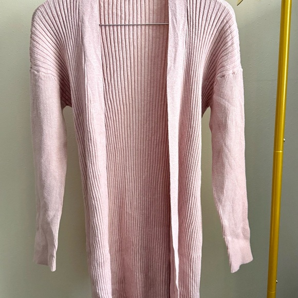 Yest Women's Blush Ribbed Cardigan - Picture 3 of 4